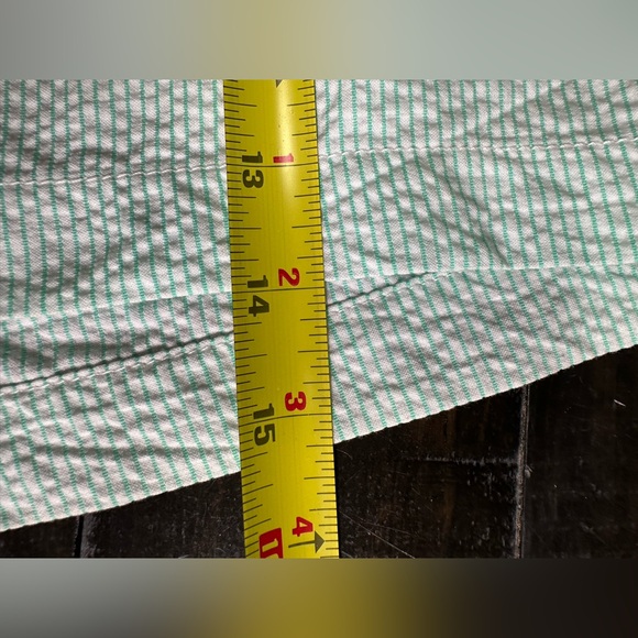 NWT J. Crew Mint White Striped Seersucker Shorts Size 12 - Picture 8 of 8